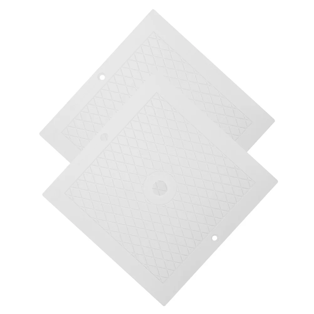 2pcs Skimmer Cover Square Lid Replacement For Ground Swimming Skimmer Cover Replacement Part Pool Accessory