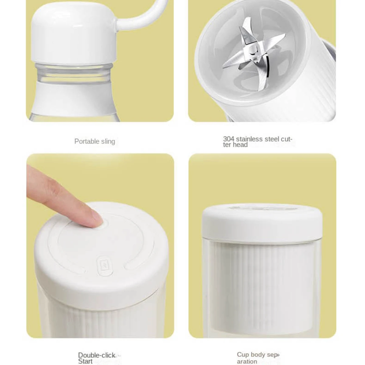 Juicer cup, small portable household appliance, fruit machine, blender cup, student mini juicer, fruit cup