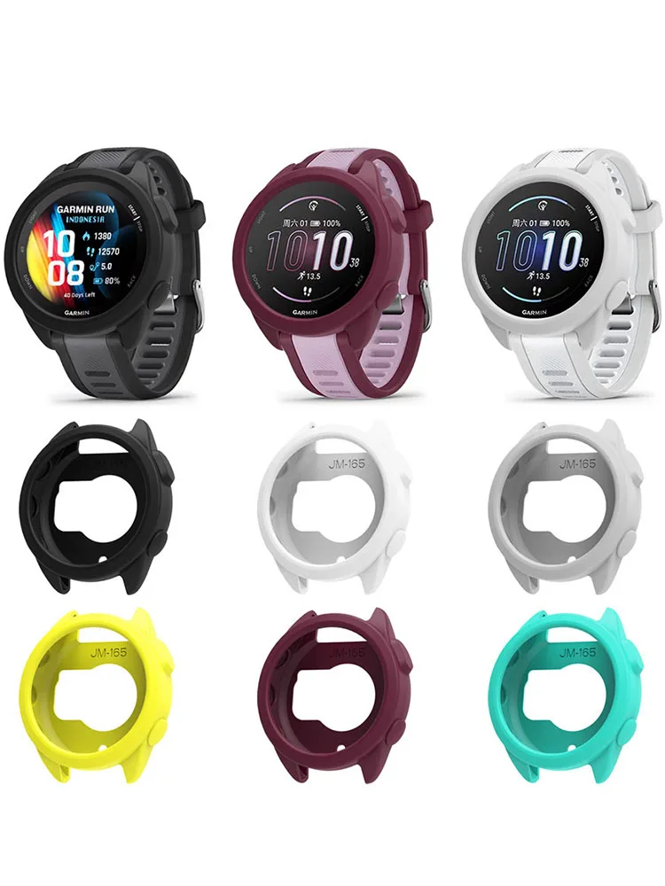 BEHUA étui de protection pour Garmin Forerunner 165 Smartwatch couverture protecteur boîtiers de montre Bracelet TPU pare-chocs Bracelet accessoires
