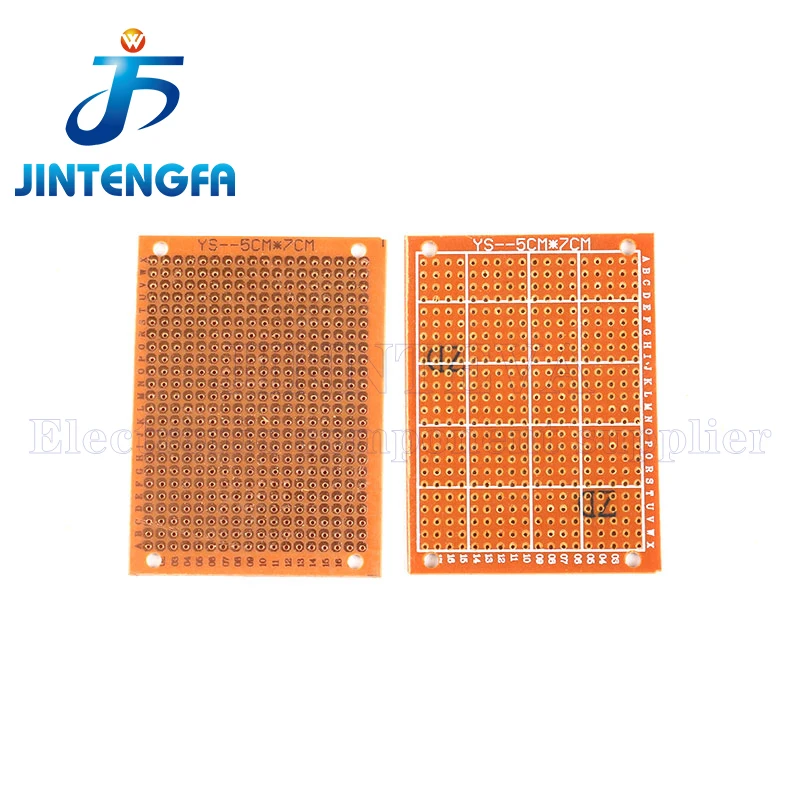 5PCS 2.54MM 5*7 7*9 9*15 10*22 CM Single Side Prototype PCB Universal Board Experimental Bakelite Copper Plate Circuirt Board