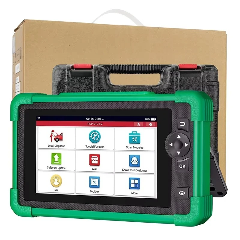 

CRP919 EV Инструмент диагностики электромобиля Инструмент сканирования электромобилей с полной системой двунаправленный CANFD DOIP 2-летний бесплатно