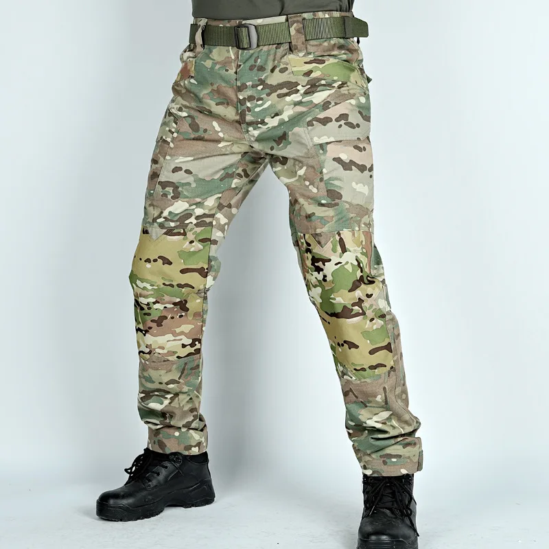 

Мужские камуфляжные тактические брюки, уличные выдвижные брюки, устойчивые к царапинам и износостойкие зарядные рабочие брюки