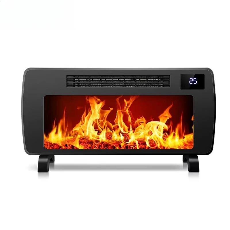whole-house simulated flame fireplace Smart Voice Remote Control Model energy-saving electric heater for home use