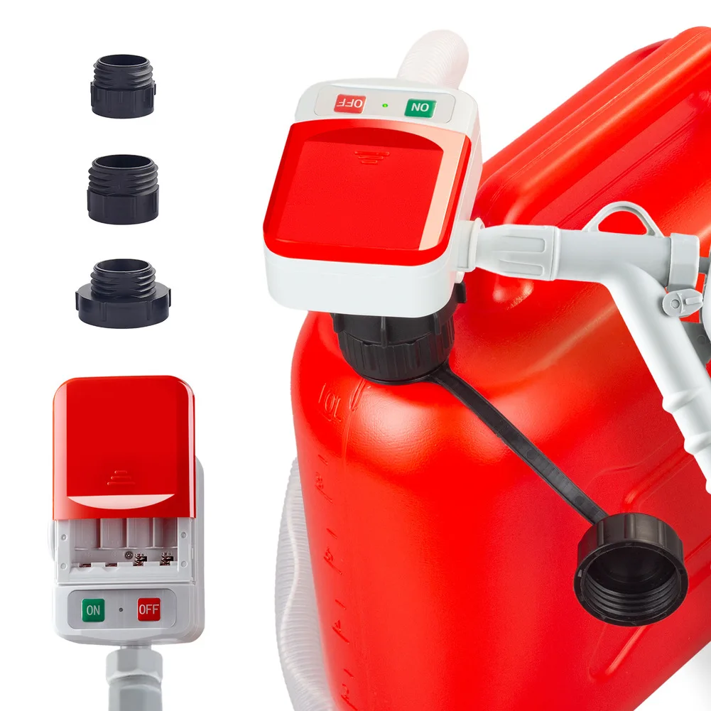 Auto-Stop Fuel Transfer Pump Battery USB-Powered Electric Refueling Pump For Cars Trucks Generators And Outdoor Equipment