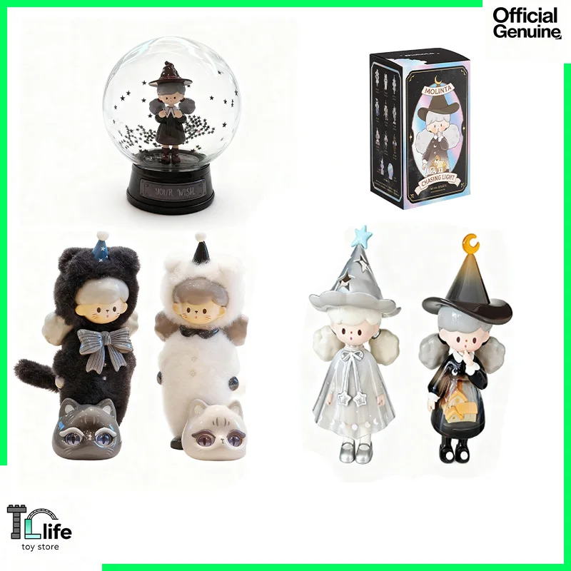 

Molinta Chasing Light Series слепая коробка Mystery Box Mistery Caixa Аниме Фигурки Настольная модель Сюрприз Милая девушка Подарочная игрушка