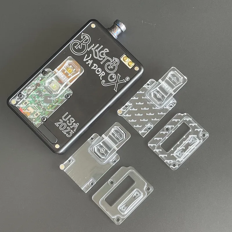 Rekavape Mission Rokr Switch Style Inner Plate BB Box Mod Monarchy Switch Button Set Acrylic for SXK BB / Billet AIO Device