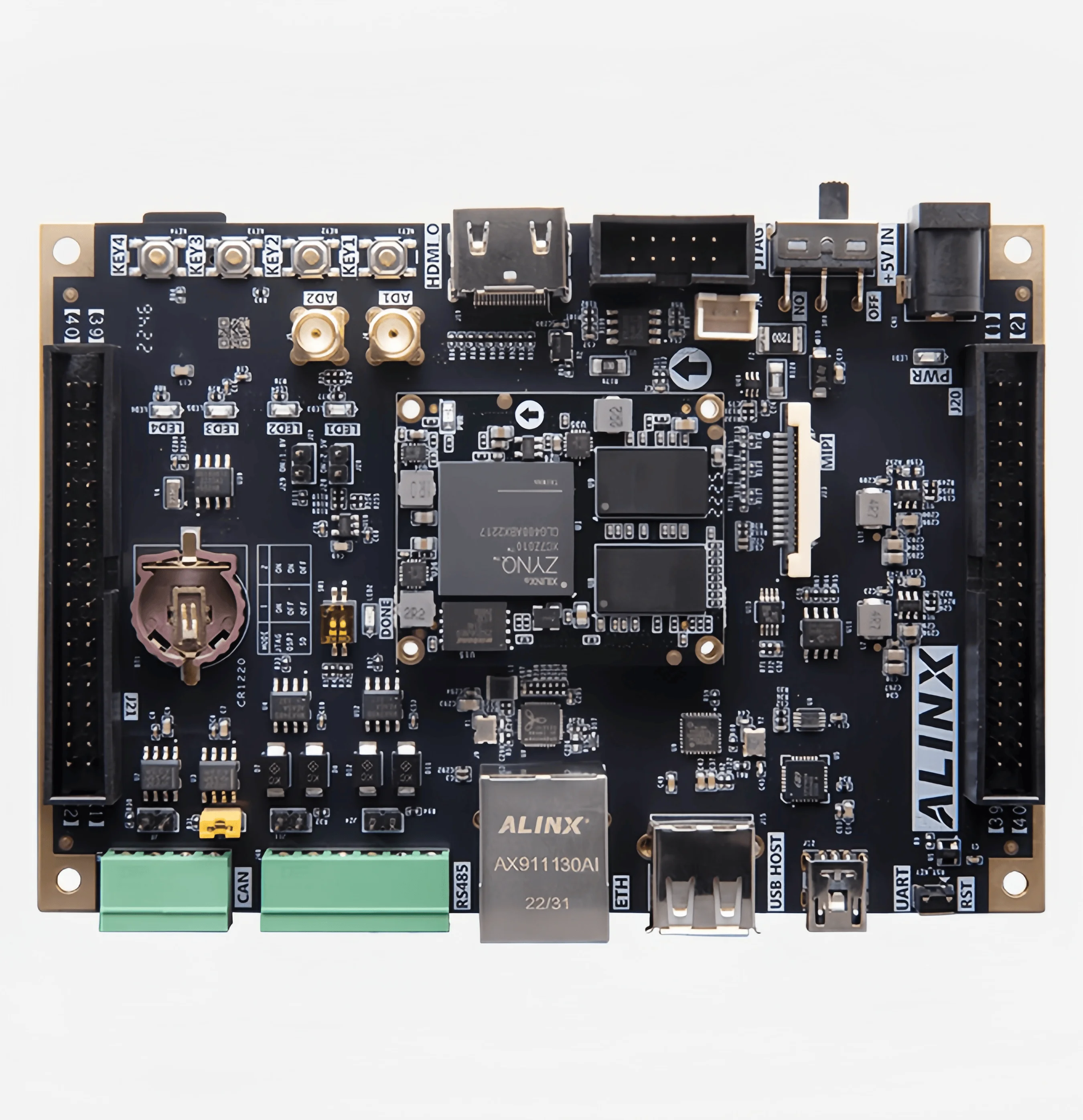 ALINX  Black Gold  FPGA Development Board — Xilinx Zynq Series (7020/7010/7000)  Linux/ARM   AX7Z010B/AX7Z020B