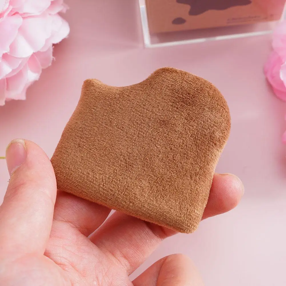 Chocolate Biscuit Powder Puffs Mini Thumb Powder Puff Concealer Blush Dry And Wet Makeup Tool Dry And Wet Female Beauty Tool