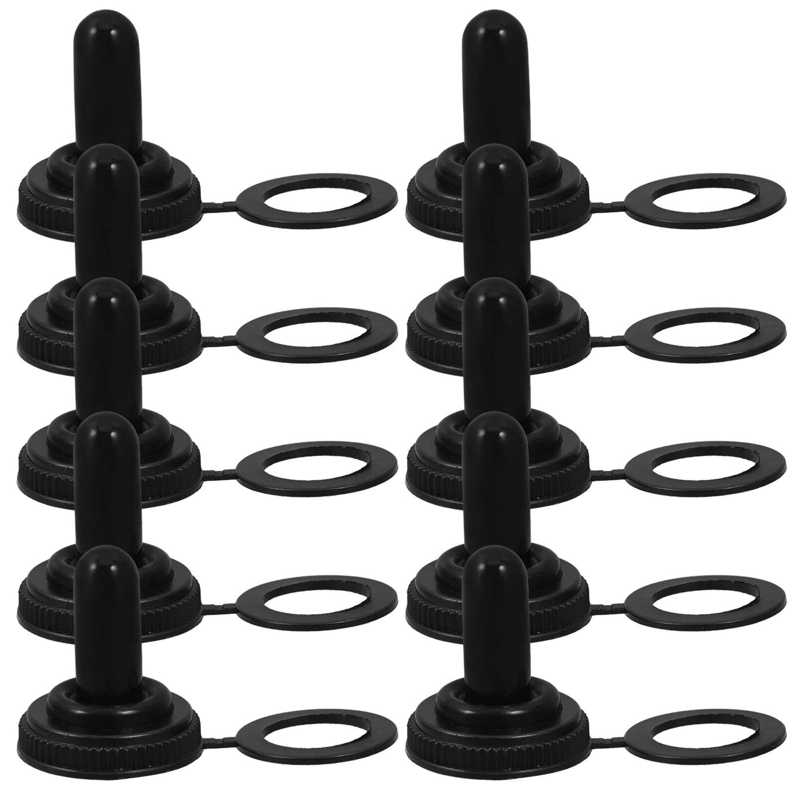 

10Pcs 12mm Toggle Switch Cover Protective Cap Durable Quick Operation for Dashboard and Boat Switches Toggle Switch Cover