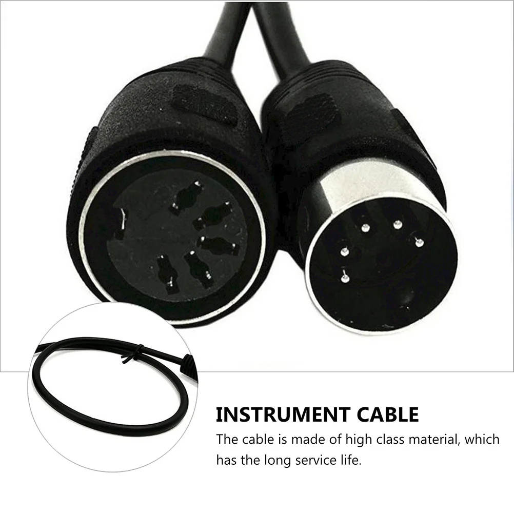 

1pc 3M 5-Pin Midi Audio For Keyboard Piano Organ Instrument Extension Flexible Durable Midi Cable Accessory Instrument Cable