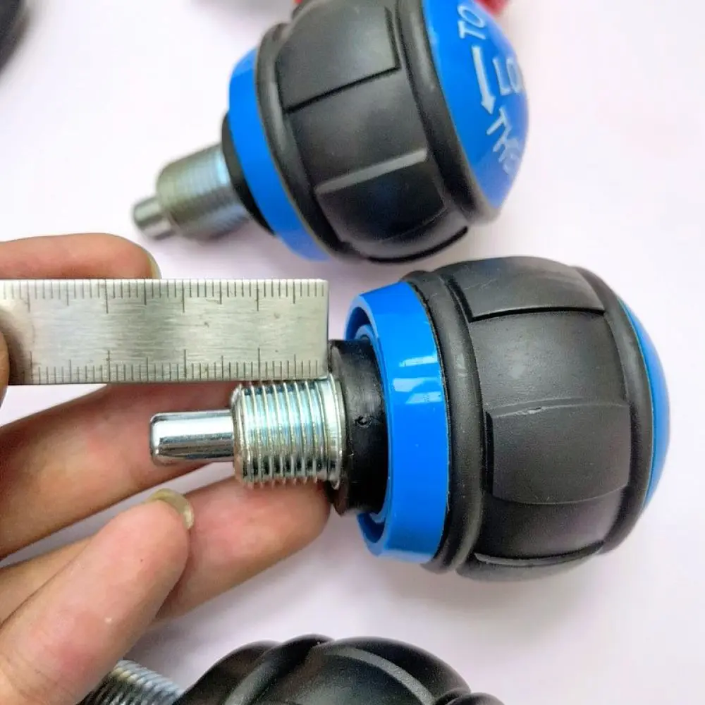 Adjustable 1.5 Thread Knob Pin For Gym Machine Part Exercise Bicycle Locking Bolt Secure Metal Plastic Accessory