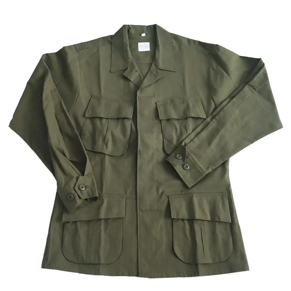 WW2 Uniforme TCU americana per uomo Giacca tattica Guerra Vietnam Retro WW2 US Cappotto tattico da allenamento in tessuto per esterni