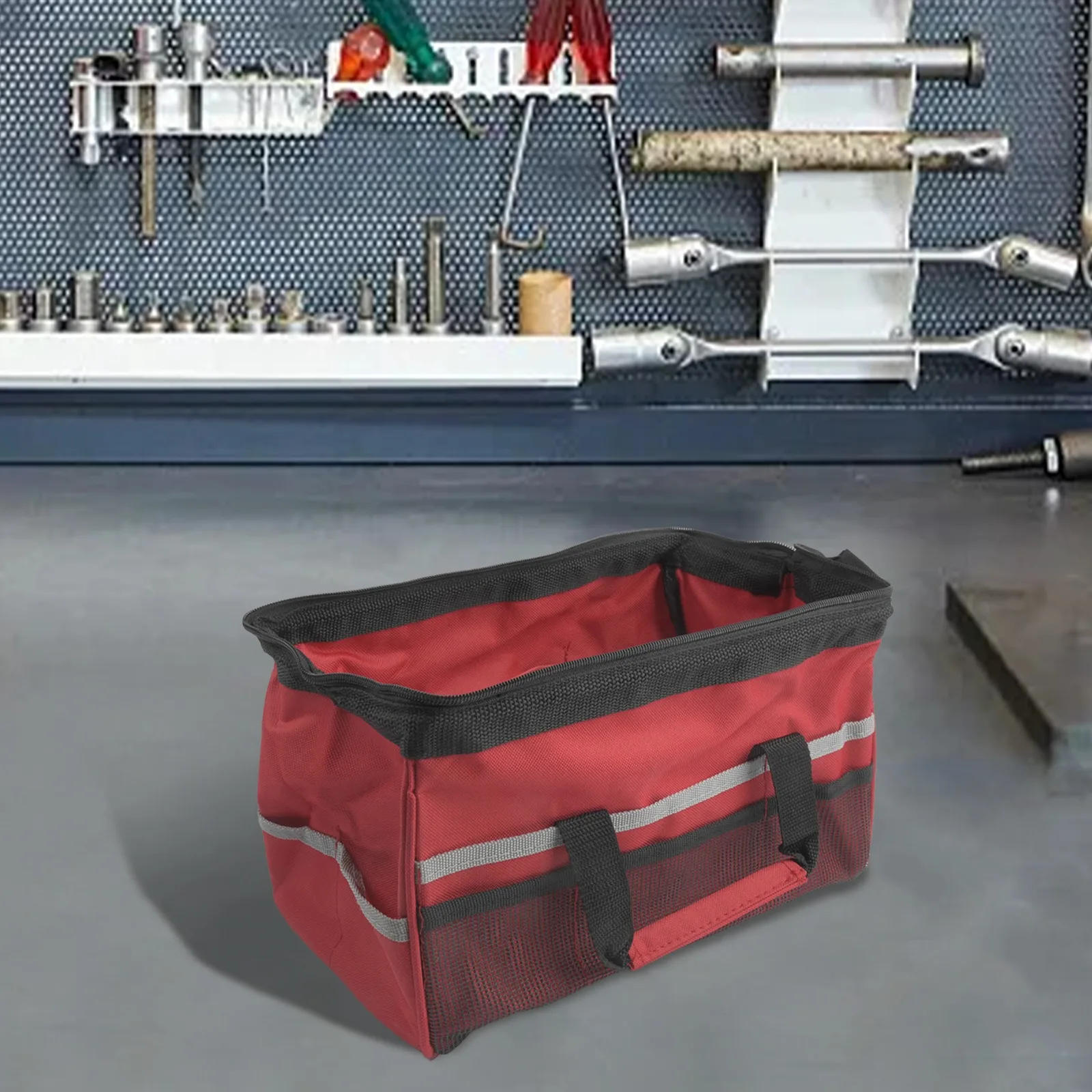 

Canvas Storage Electrician Bag Home Maintenance 600D Oxford Material Easy Access Foldable Handle For Electricians