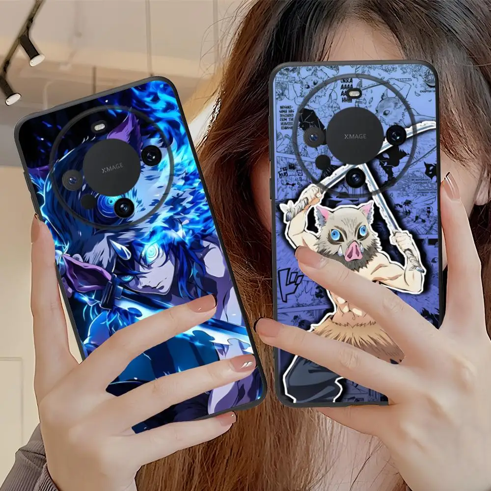 

Чехол для телефона Demon Slayer Inosuke для Huawei Mate 60 50 40 30 20 10 Pro Plus Lite E 5G с цветным принтом, роскошный защитный чехол