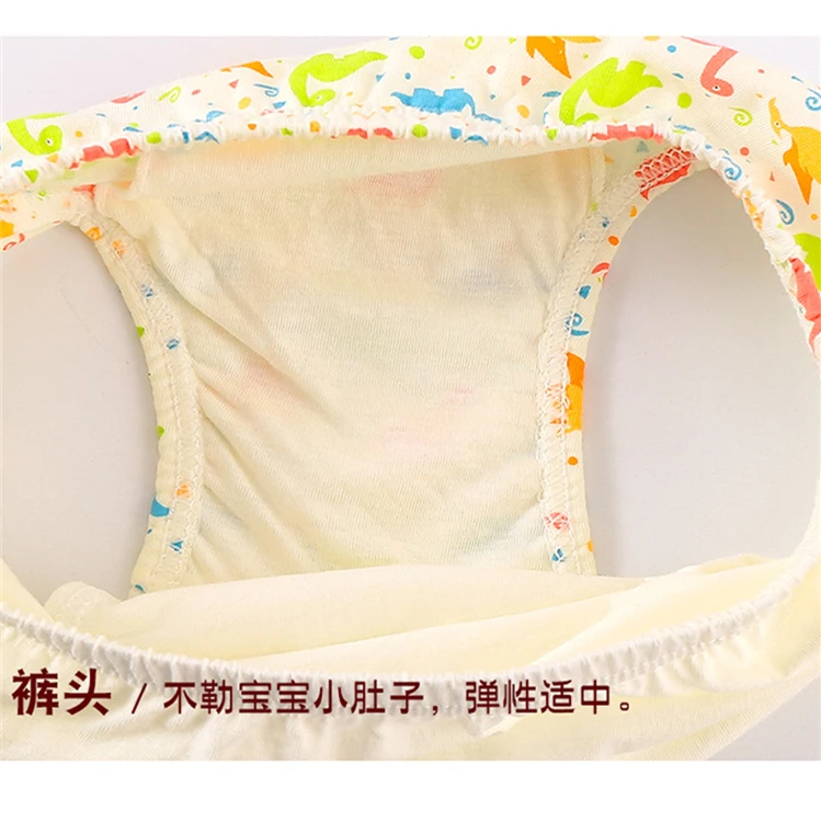 5pcs/box Boys Briefs Underwear Cotton Spandex Cartoon Dinosaur Stretchy Panties Kids Clothes 1 2 3 4 5 6 7 8 Year Old OBU203117 image 5