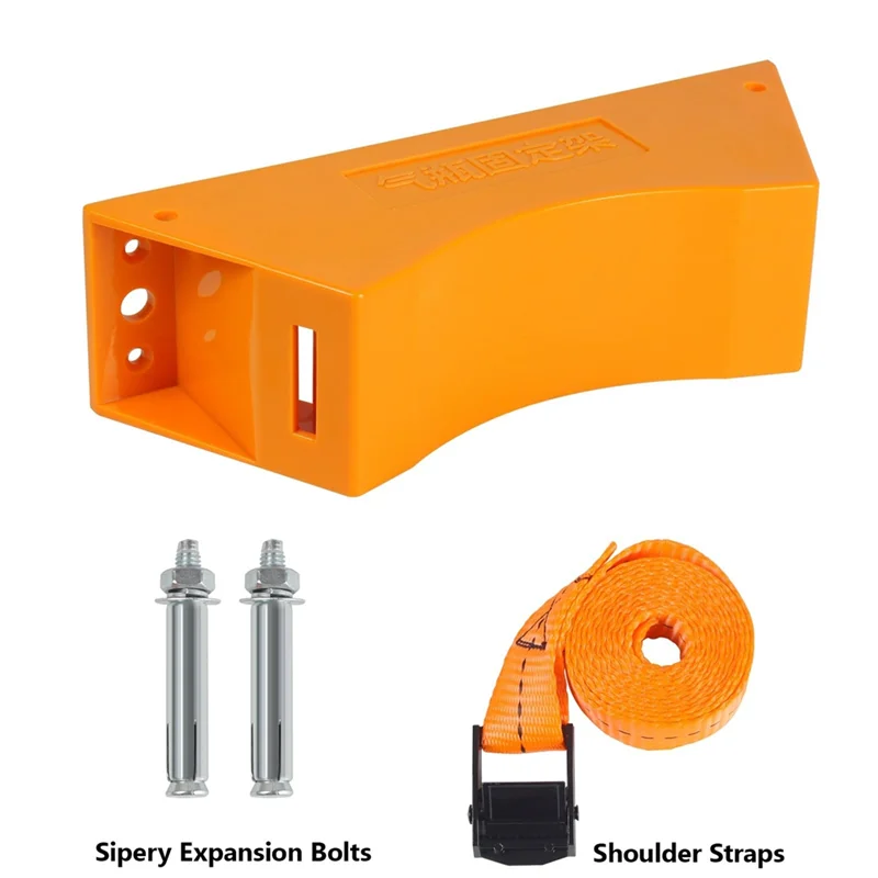 Soporte para tanque de propano ABZL, soporte montado en la pared para cilindro de Gas, soporte para tanque de nitrógeno con tornillos y banda de seguridad