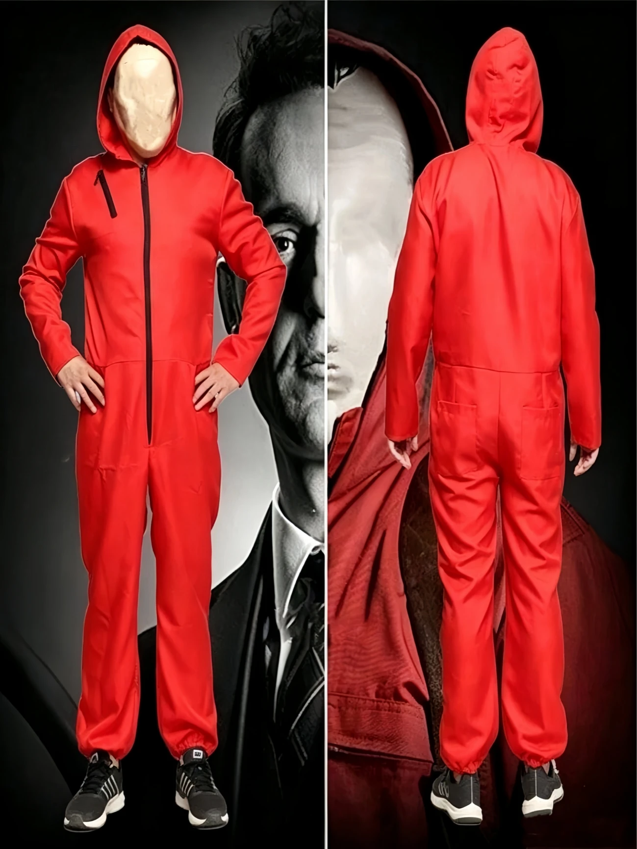 Men Women Red Hooded Full Body - Women'S Red Formal Wear recension och pris