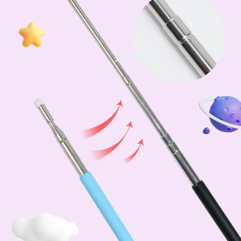 

W89C Telescopic Teachers Pointer, Extendable Hand Pointer Finger Pointer Mini Retractable Classroom Pointer for School