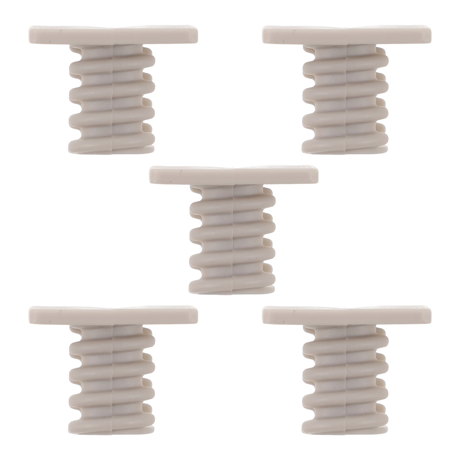 

5pcs Slide Screw Caps 1.3 Inch Grey Plastic Fixing Covers For Play Equipment Durable Safety Nut Protectors Backyard