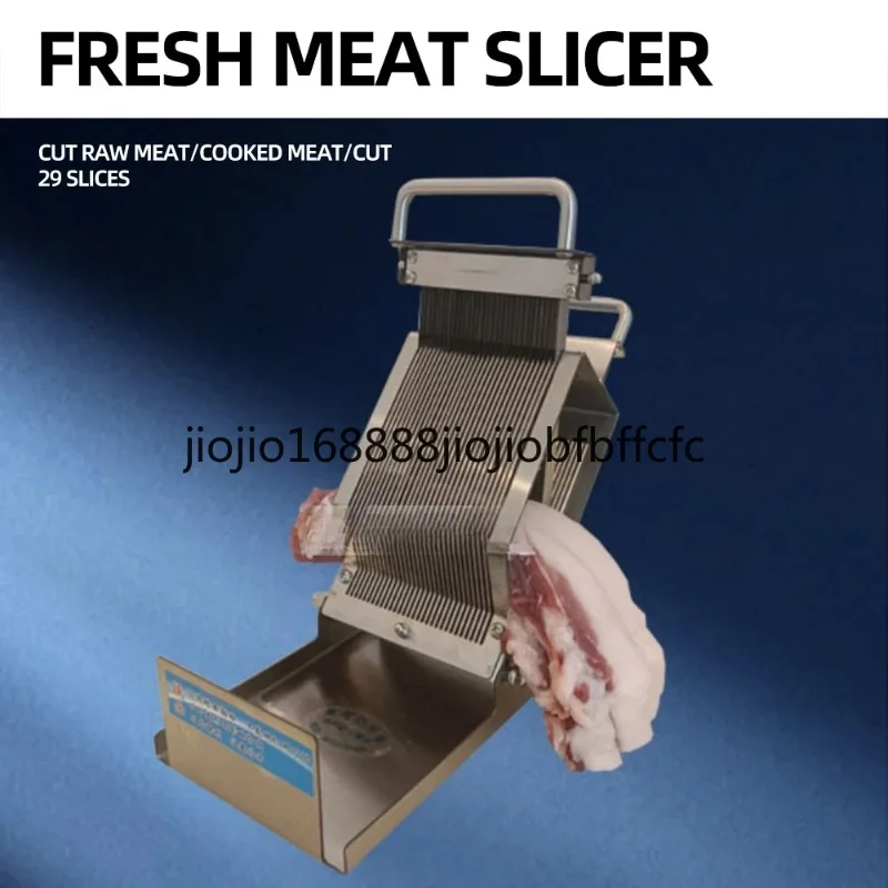 Suitable for manual fresh meat slicer, household stainless steel kitchen cutting machine, commercial use