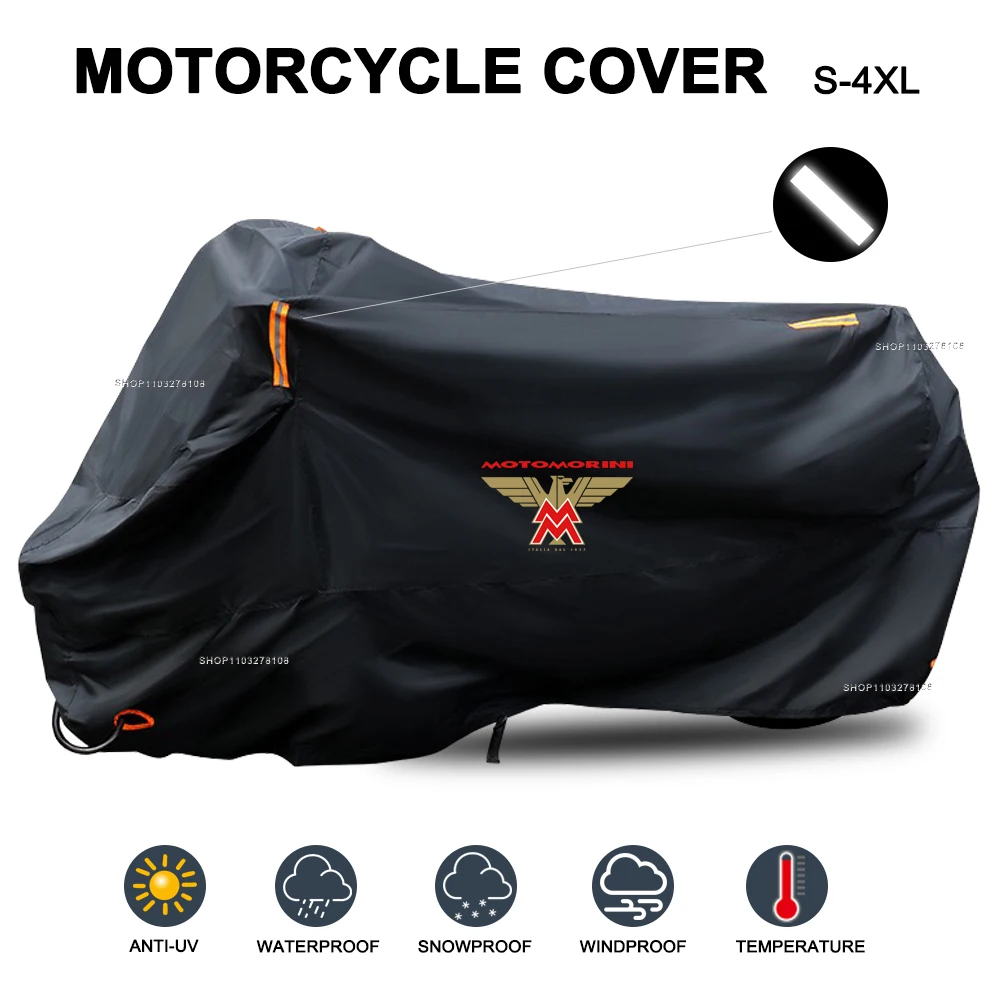 

Motorcycle Cover Waterproof Outdoor All Season Dustproof UV Protective Moto Rain Cover for Moto Morini X-cape 649 cape 650