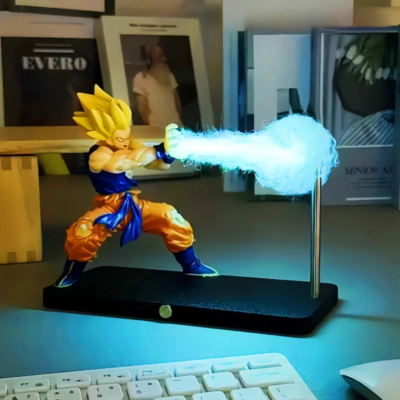 

In Stock Goku Night Light Anime Peripheral Series Touch Kamehameha Magnetic Creative Desktop Decor Cool Model Boy Birthday Gift