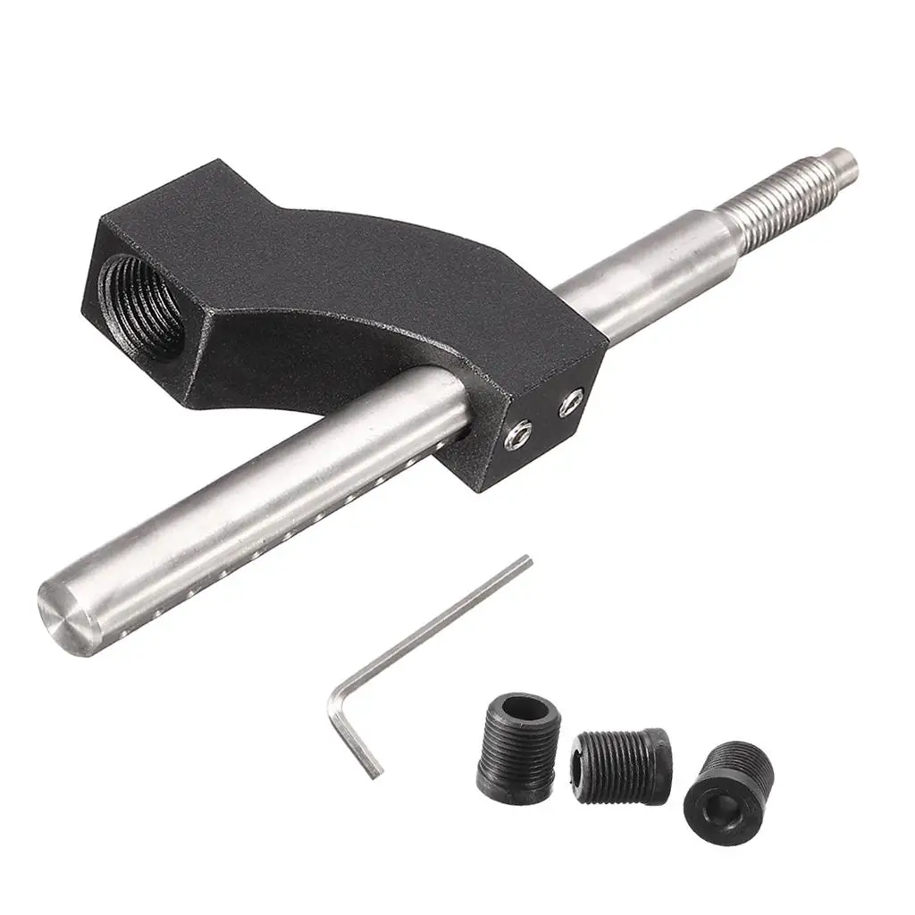 Adjustable Height Short Shifter Aluminium Alloy Extension Shift Knob Adapter for Yamaha 703 Controller Lever Refitting view 2