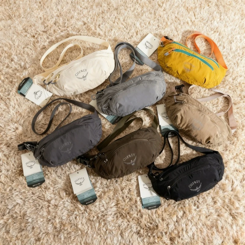 

OSPREY Ultra Lightweight Waist Pack - Waterproof Compression Crossbody Bag for Hiking Sports