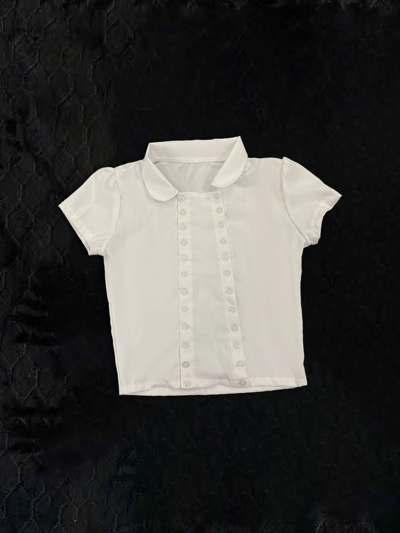 

Effortlessly Stylish Womens Summer Short Sleeve Shirt Flattering Irregular Hem Top For A Slimming Fit