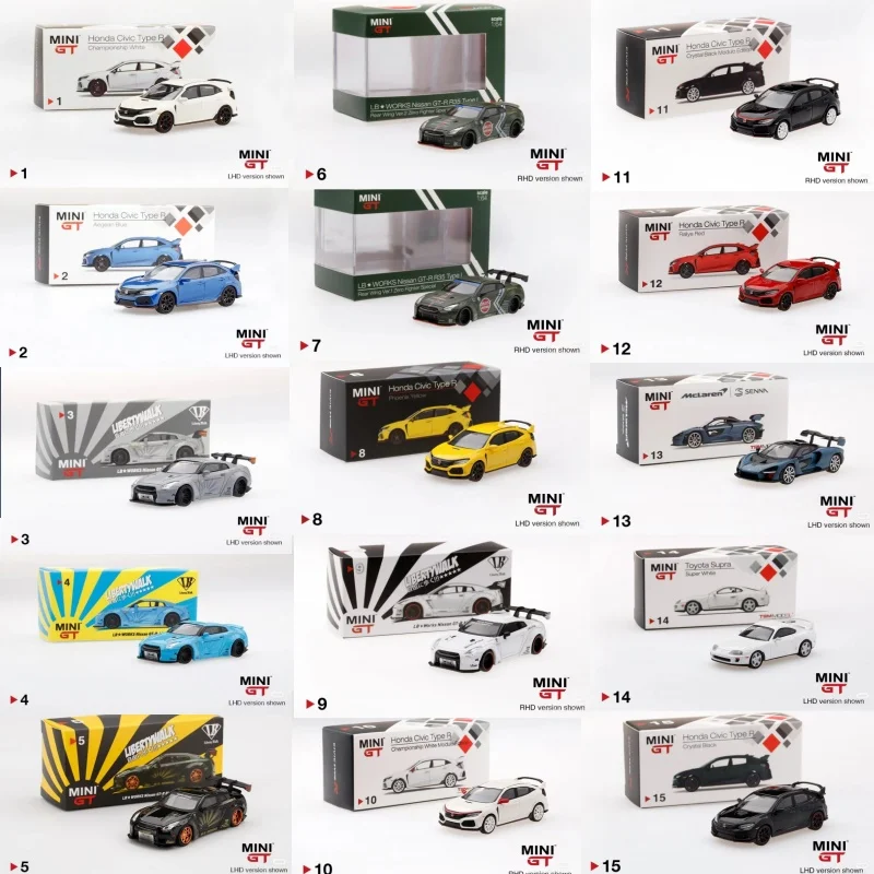1:64 vergriffe Kollektion 1-20 #   Miniatur-Simulationsautomodelle aus Legierung, Sammlerornamente für Erwachsene, echt auf Lager