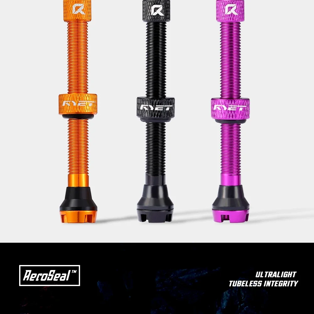 2026 RYET Presta Tubeless Ventile 44/60/70/80mm CNC Aluminium Abnehmbarer Kern Dichtmittel-Kompatibel für Rennrad/MTB/Gravel – Detail 18