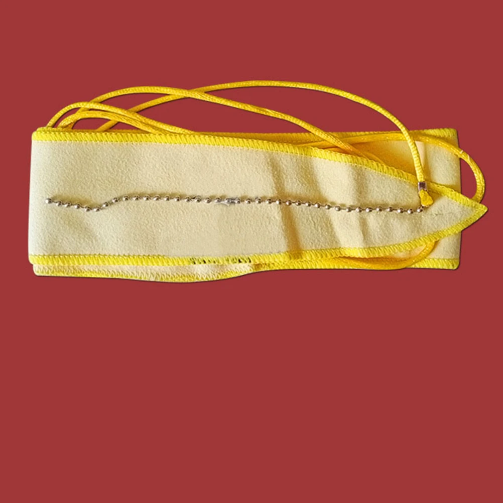 

Musical Instrument Cleaning Cloth for Sax Maintenance Double Sided Fleece Flute Care Light Portable Rope Clarinet Oboe