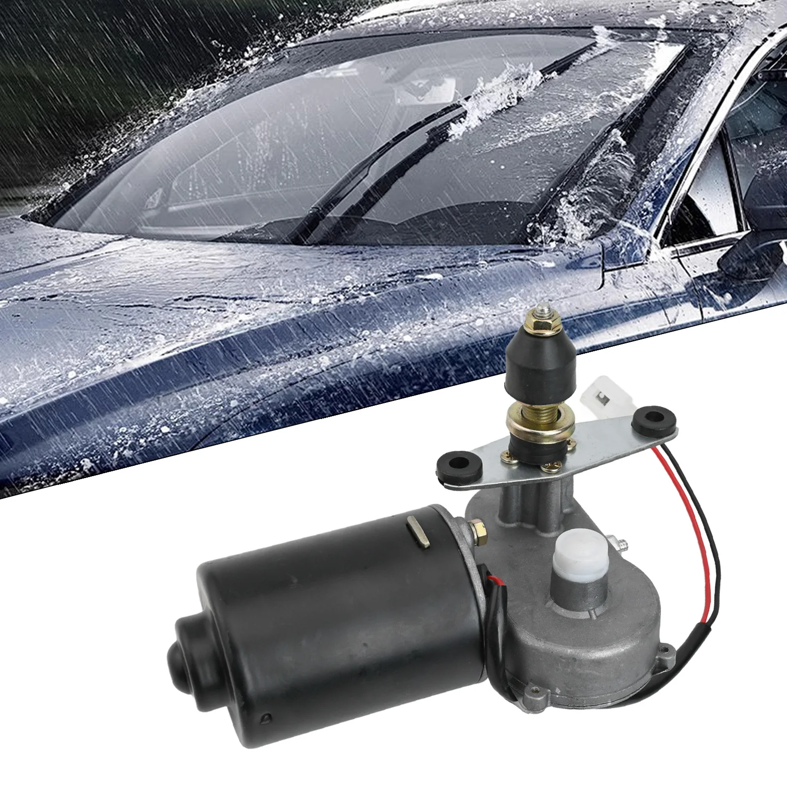 

Electric Windshield Wiper Motor 12V Windscreen Wiper For Fishing-Boat Caravan Wiper Motor Assembly Windscreen Wipers Parts