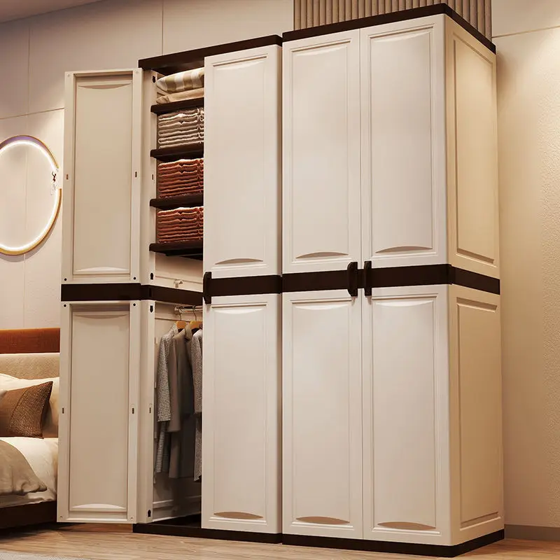 

Organizer Space Saving Wardrobe Detachable Large Clothes Storage Wardrobe Plastic Cabinets Schrank Schlafzimmer Home Accessories