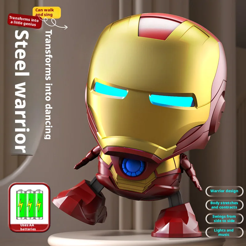 2026 NEW Electric Dancing Robot Toy LED Light Action Figure-Singing Dancing Robot Model for Kids Christmas Gifts - view 5
