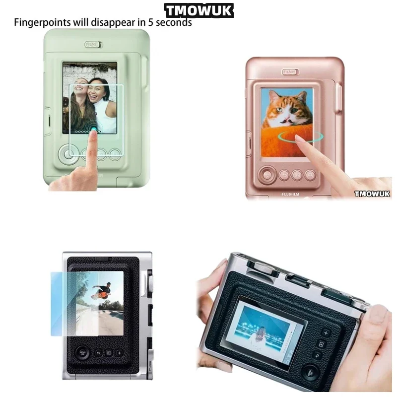 

For Fujifilm Instax Mini LiPlay, Bubble-Free Installation, Durable Camera Screen Guard.
