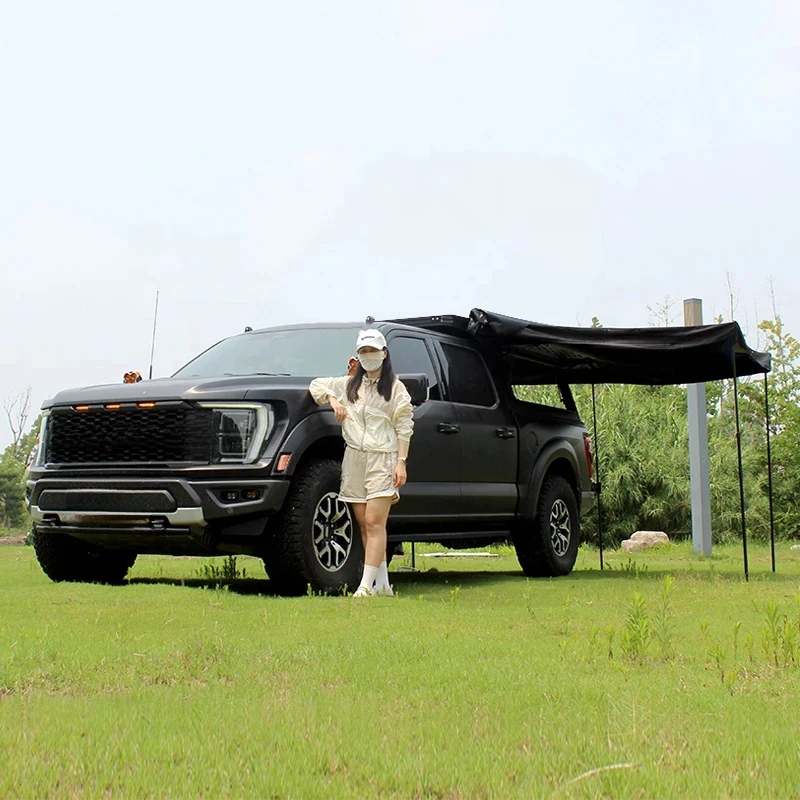 Best SellingOutdoor Camping 270 Degree Roof Side Awning Windproof Shelter 4x4 SUV Truck Pickup RangerHigh Quality