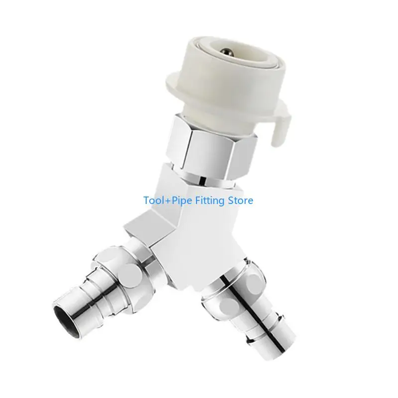 F92B Brass Water Separator Multifunction  Diverter Valves for Washing Machine Connection