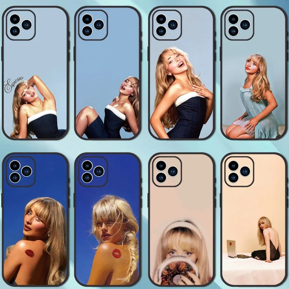 Singer Sabrina Carpenter Phone Case For iPhone 13 12 11 14 15 Pro XS Max XR X 8 7 6S 6 Plus Soft Back case