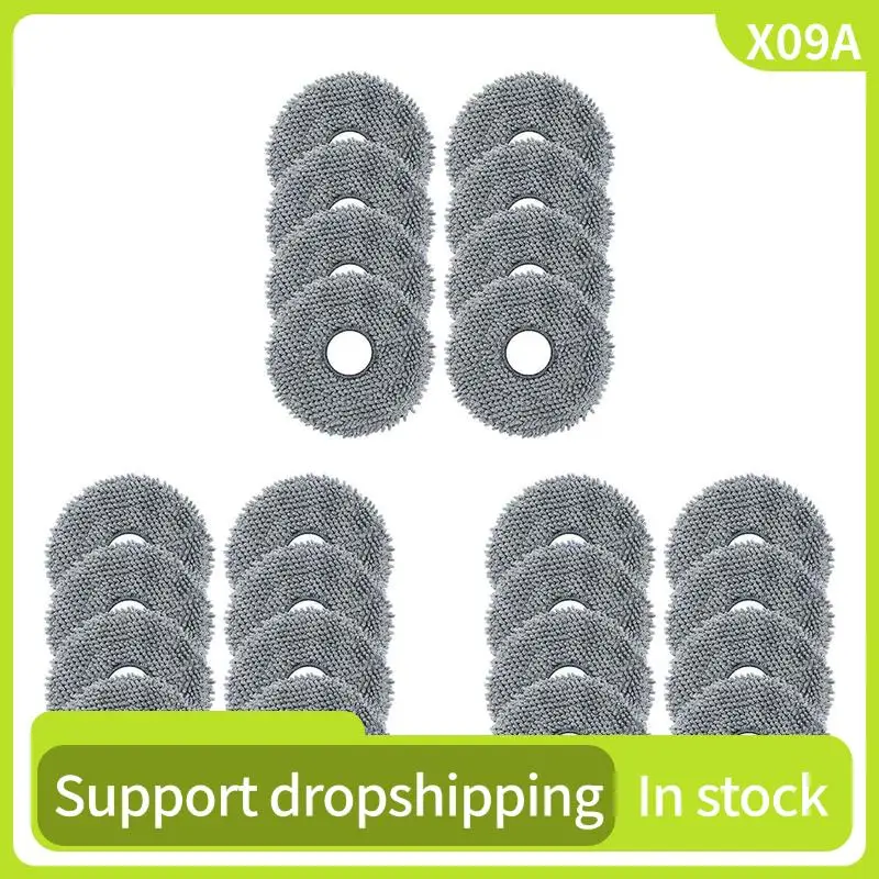 

X09A 24X подушечки для вакуумной швабры для робота-пылесоса Roborock Q Revo, запасные части, аксессуары