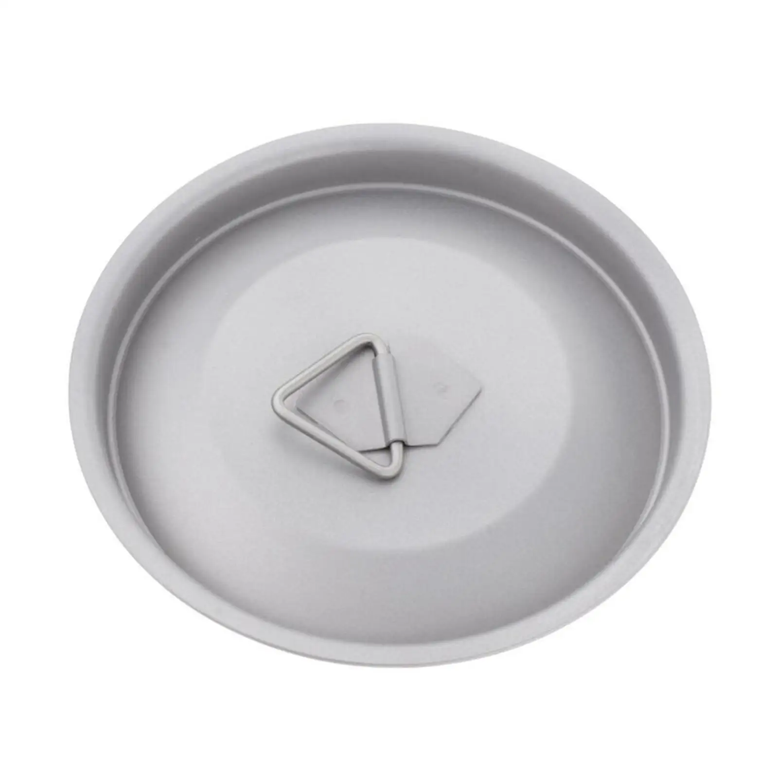 Titanium Mug Lid Heat Resistant Portable Handle Drink Cup Cover for Outdoor Hiking 300ml Camping Tableware