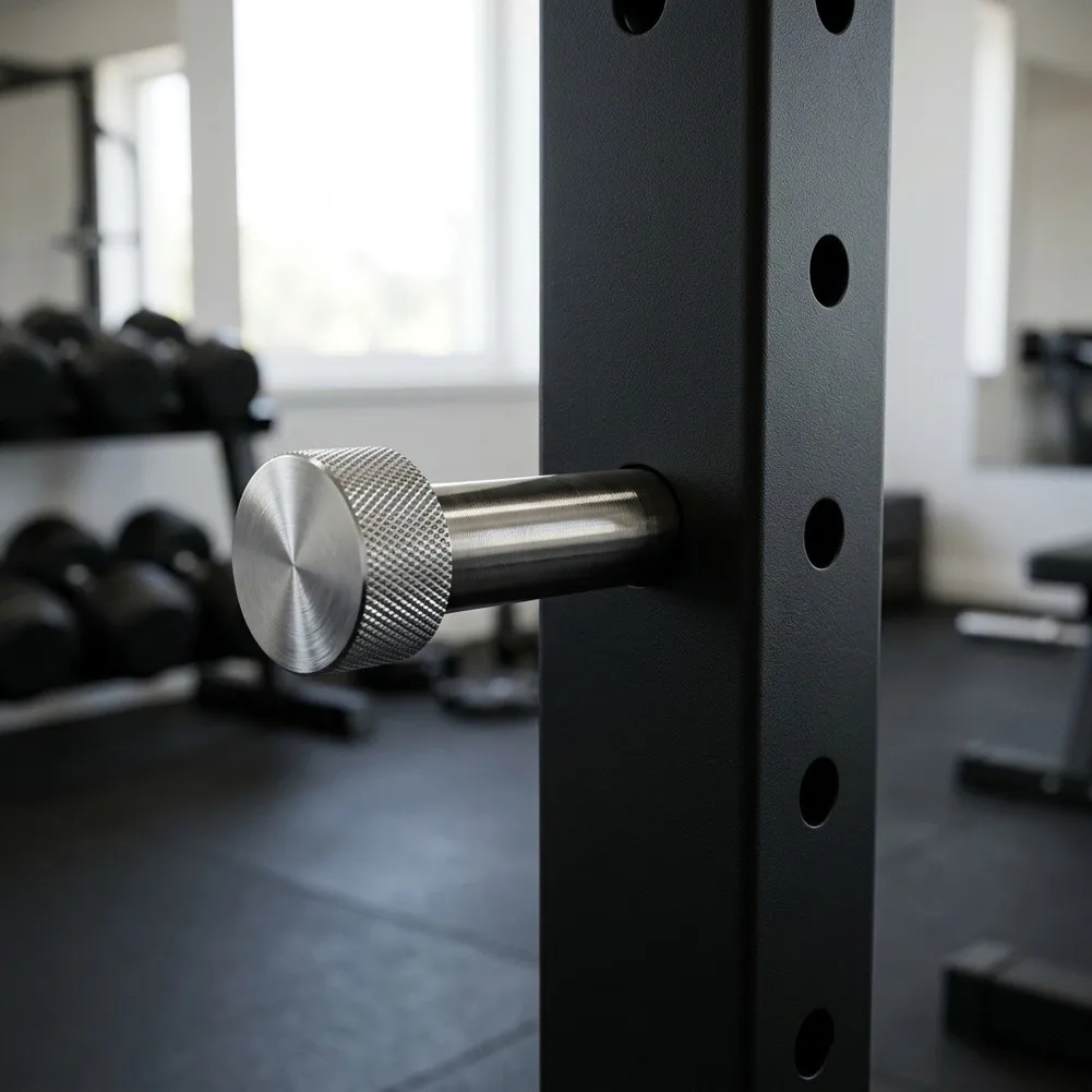 For Power Rack Magnetic Storage Hooks for Squat Stands LAT Machines and Resistance Bands 135 x 25 mm Steel Build