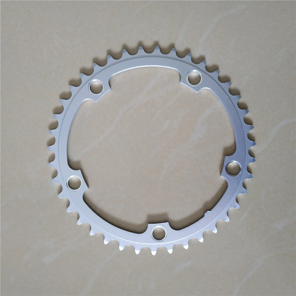 Road Bicycle Chainwheel 130BCD 50T 39T Chainring Sprocket Silver Double System Plate Folding Bike Chain Wheel  Crank 6-10 Speed view 6