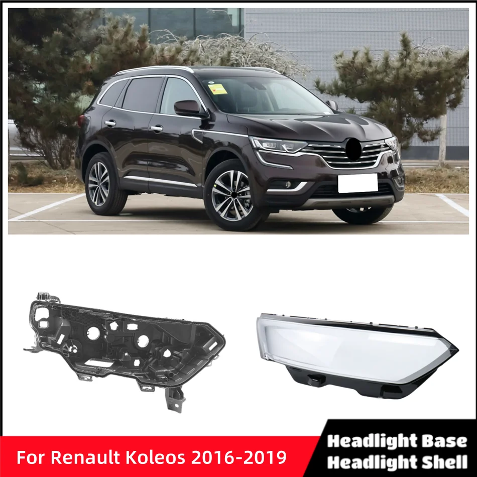 For Renault Koleos 2016 2017 2018 2019 Car Spare Parts Base Head Lamp Shell Headlamp House box Headlamp Lamp Cover