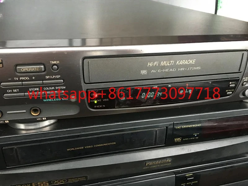 Videograbadora JVC HR-J71MS de segunda mano con seis cabezales estéreo, todas las funciones funcionan normalmente.