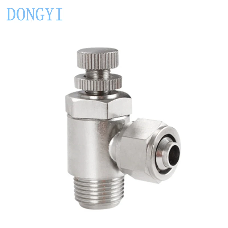 

Quick Turn Rotary Throttle Valve SL Pneumatic Quick Connection Speed Valve Flow Control Valve SL6 SL8 SL10 SL12 M5 01 02 03 04