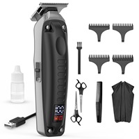 Sejoy Hair Clippers Men Kids Children Hair Trimmer Professional Cordless Barber Clippers Hair Cutting Kits with LED Display