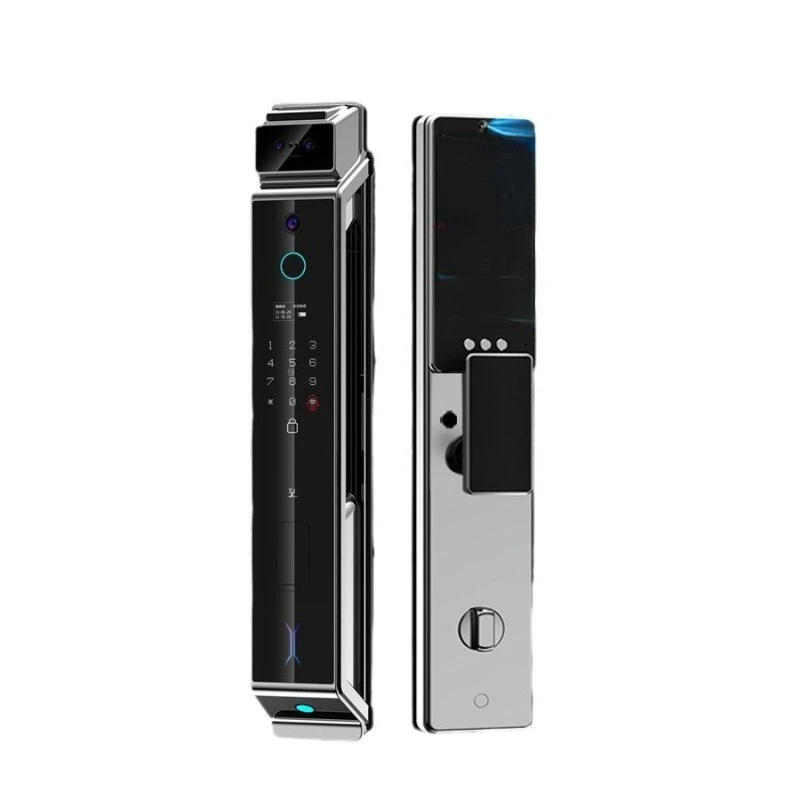 3D facial recognition monitoring fingerprint lock automatic password lock home capture intercom palm vein electronic smart lock