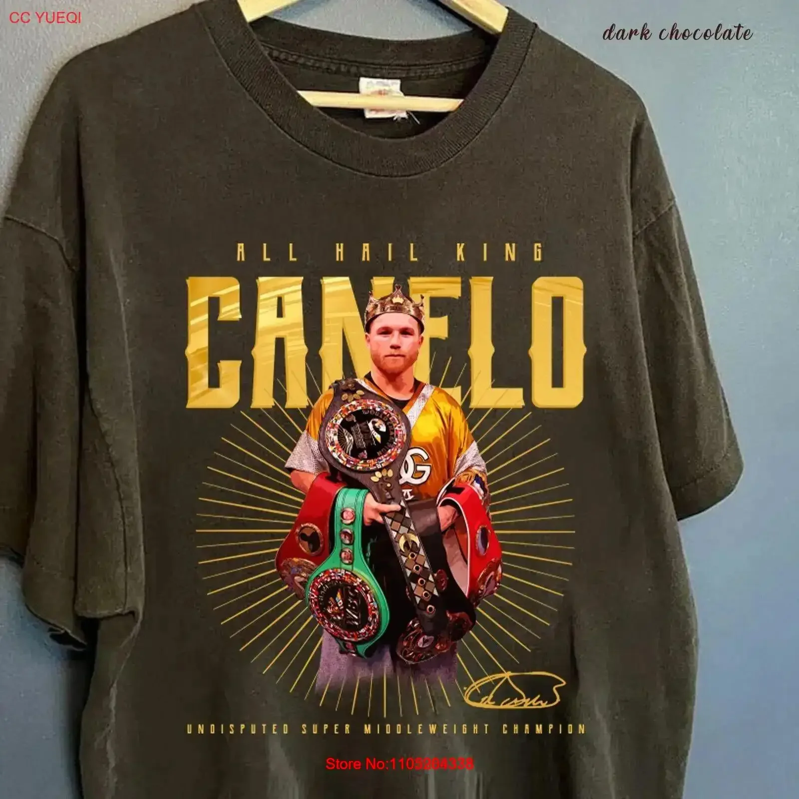 

New Rare Canelo Alvarez T Shirt Boxing Cotton S 3XL vintage Washed Slightly Stretched Stylish Breathable Casual