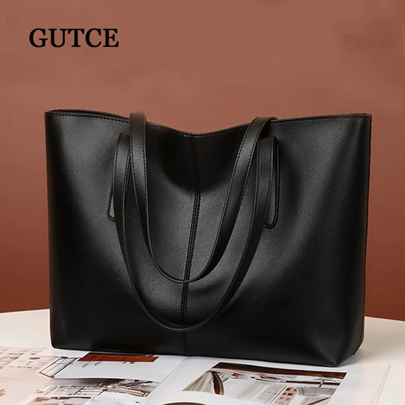 New Large-Capacity High-Quality Fashion Simple Retro Ladies Shoulder Bag Four colours Available Bag Soft Leather Texture Handbag